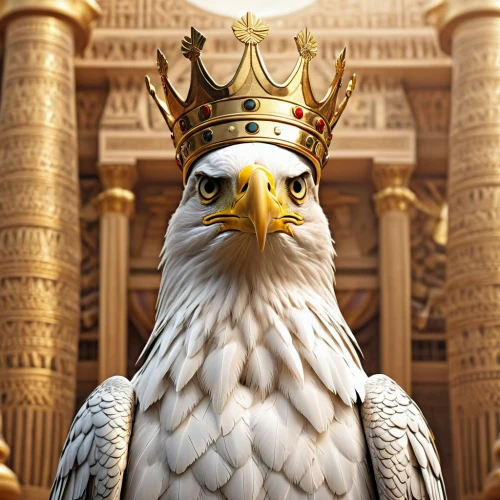 imperial eagle,king crown,imperial crown,horus,eagle eastern,eagle,king buzzard,eagle head,garuda,king caudata,monarchy,the ruler,african eagle,mongolian eagle,golden crown,bird kingdom,prince of wales feathers,emperor,crown render,bird bird-of-prey,Photography,General,Realistic