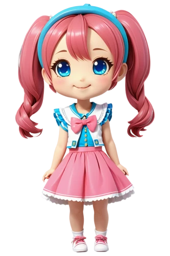 cloth doll,chibi girl,chibi,doll dress,doll figure,female doll,3d figure,plush figure,doll's facial features,girl doll,dress doll,tumbling doll,mikuru asahina,naginatajutsu,wind-up toy,collectible doll,doll kitchen,artist doll,png transparent,ako,Illustration,Japanese style,Japanese Style 02