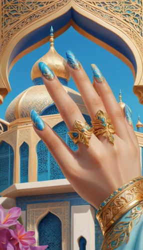 hand of fatima,fatma's hand,rem in arabian nights,aladdin,ramadan background,aladin,palm reading,aladha,hand digital painting,jewelry（architecture）,arabic background,praying hands,mehndi,align fingers,the hand with the cup,golden ring,palm of the hand,3d fantasy,gold rings,house of allah,Conceptual Art,Fantasy,Fantasy 03