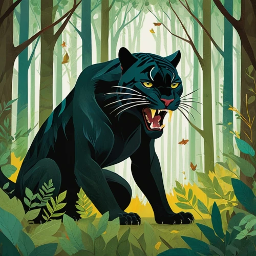 canis panther,panther,felidae,vector illustration,wild cat,forest animal,wildcat,american black bear,panthera leo,black bears,cat vector,game illustration,cub,jaguar,ursa,black cat,hollyleaf cherry,feral,blue tiger,head of panther,Illustration,Vector,Vector 08