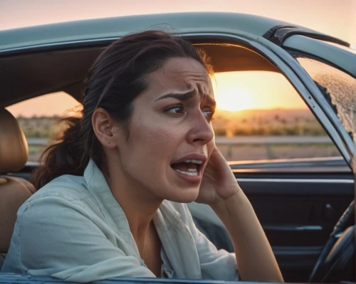 woman in the car,car breakdown,scared woman,stressed woman,girl in car,car communication,two meters,driving assistance,drivers who break the rules,commercial,child crying,coach-driving,drive,ban on driving,baby crying,car radio,car alarm,the girl's face,video scene,car sales,Photography,General,Realistic
