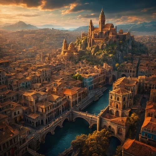 ancient city,medieval town,dubrovnik city,venetian,italy,dubrovnik,verona,medieval architecture,ancient rome,city moat,florence,rome 2,eternal city,the ancient world,medieval,toledo,florentine,constantinople,kings landing,fantasy city,Photography,General,Fantasy