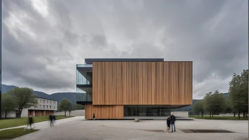 corten steel,school design,wooden facade,new building,modern building,archidaily,lecture hall,new town hall,timber house,valais,metal cladding,haute-savoie,facade panels,chancellery,performance hall,concert hall,modern architecture,university library,kirrarchitecture,flåm,Photography,General,Realistic