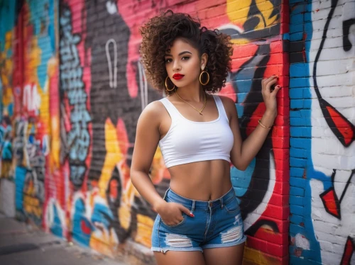 ash leigh,concrete background,mixed breed,concrete chick,beautiful young woman,pretty young woman,attractive woman,toni,brick wall background,colorful background,african american woman,ethiopian girl,jeans background,red wall,african-american,beautiful african american women,crop top,maria bayo,concrete wall,denim background,Photography,Documentary Photography,Documentary Photography 14