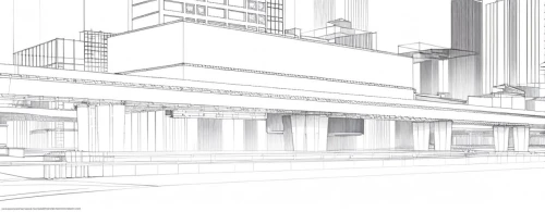 technical drawing,mono-line line art,3d rendering,kirrarchitecture,line drawing,subway station,transport hub,street plan,office line art,elevated railway,elphi,construction area,concept art,development concept,orthographic,subway system,under construction,urban design,wireframe graphics,render,Design Sketch,Design Sketch,Fine Line Art