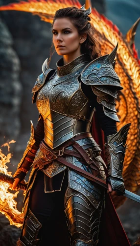 female warrior,warrior woman,fire angel,fantasy woman,fantasy warrior,joan of arc,heroic fantasy,dragon fire,fire siren,fiery,fire background,strong woman,swordswoman,strong women,dragon slayer,flame of fire,wind warrior,woman fire fighter,dragon li,elaeis,Photography,General,Fantasy