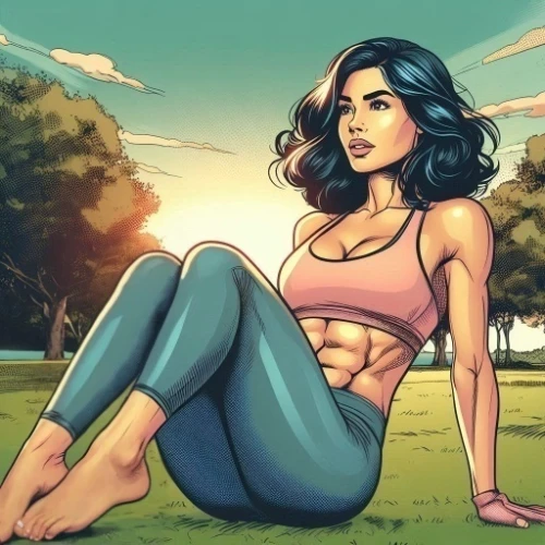 muscle woman,wonderwoman,wonder woman,wonder woman city,santana,super heroine,abs,mulan,sexy woman,girl sitting,super woman,girl lying on the grass,persian,kim,strong woman,catarina,woman sitting,muscular,comicbook,background ivy