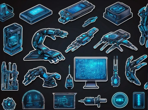 systems icons,set of icons,icon set,devices,electronics,gadgets,objects,robot icon,mobile video game vector background,website icons,drink icons,blueprints,circuitry,social icons,web icons,cyberspace,glass items,dental icons,computer icon,icon pack,Unique,Design,Sticker