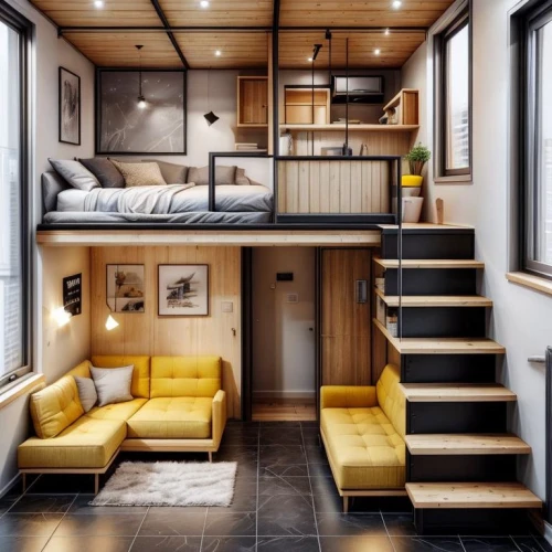 houseboat,inverted cottage,loft,hallway space,shipping container,walk-in closet,sky apartment,modern room,shared apartment,cabin,small cabin,an apartment,railway carriage,cubic house,capsule hotel,interior modern design,shipping containers,japanese-style room,house trailer,modern style