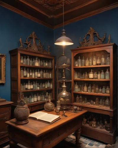 apothecary,bannack assay office,china cabinet,assay office in bannack,candlemaker,pharmacy,potions,cabinets,preserved food,homeopathically,a museum exhibit,reagents,cabinet,medicinal materials,pantry,consulting room,dolls houses,herbarium,laboratory,wade rooms,Illustration,Retro,Retro 08