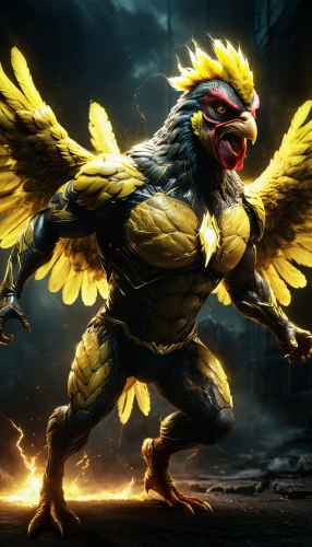 garuda,griffon bruxellois,patung garuda,gryphon,griffin,yellow chicken,golden eagle,yellow macaw,blue and gold macaw,eagle eastern,phoenix rooster,of prey eagle,gallus,eagle,bird of prey,mongolian eagle,hawk - bird,stadium falcon,feathered race,predatory bird,Illustration,Abstract Fantasy,Abstract Fantasy 06