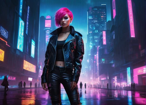 cyberpunk,streampunk,dystopian,punk,renegade,futuristic,nora,vada,metropolis,dystopia,neon arrows,neon,cyber,punk design,pink dawn,80s,city trans,neon lights,urban,hk,Illustration,Realistic Fantasy,Realistic Fantasy 29