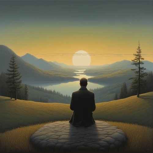 vipassana,meditation,meditate,meditative,somtum,self hypnosis,zen,world digital painting,solitude,landscape background,theravada buddhism,nature and man,tranquil,meditating,contemplation,peacefulness,landscapes,enlightenment,idyll,equilibrium,Art,Artistic Painting,Artistic Painting 48