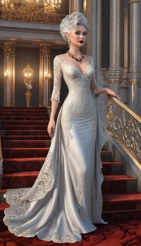 bridal clothing,white rose snow queen,bridal dress,tiana,wedding gown,wedding dresses,ball gown,elizabeth ii,wedding dress,the snow queen,monarchy,silver wedding,bridal,cinderella,elsa,celtic queen,mother of the bride,bridal accessory,blonde in wedding dress,wedding dress train,Conceptual Art,Daily,Daily 35
