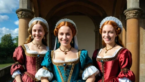 redheads,celtic woman,bavarian swabia,the three graces,ginger family,joint dolls,virtuelles treffen,westphalia,musketeers,fairy tale castle sigmaringen,santons,borage family,young women,renaissance,mahogany family,beautiful photo girls,digital compositing,bavarian,daisy family,anachronism