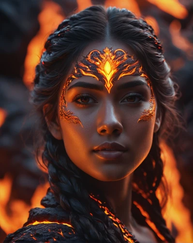 warrior woman,maori,fire angel,moana,polynesian girl,fire eyes,jaya,fire artist,fire background,mulan,fire dancer,fiery,tiger lily,female warrior,indian woman,pocahontas,polynesian,flame spirit,avatar,shamanic,Photography,General,Fantasy