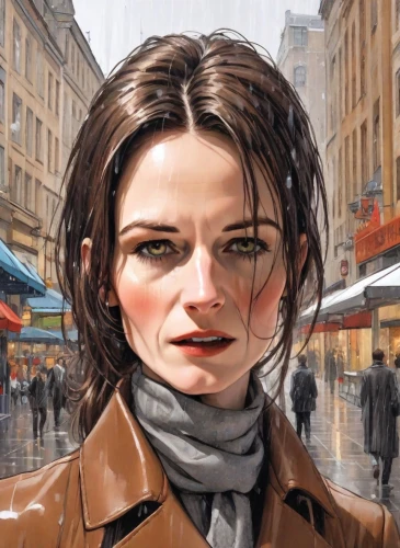 city ​​portrait,the girl at the station,a pedestrian,woman at cafe,world digital painting,pedestrian,the girl's face,oil painting on canvas,oil painting,artist portrait,sci fiction illustration,girl portrait,woman portrait,woman face,head woman,parisian coffee,female doctor,portrait of a girl,woman in menswear,woman shopping,Digital Art,Comic