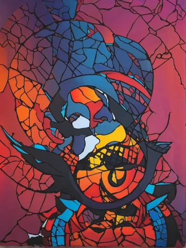 indigenous painting,venom,aboriginal painting,tangle-web spider,glass painting,venomous,samurai,tangle,graffiti art,spider-man,khokhloma painting,aboriginal artwork,graffiti,aboriginal art,masquerade,arachnophobia,cartoon ninja,webbing,daruma,samurai fighter,Conceptual Art,Fantasy,Fantasy 14