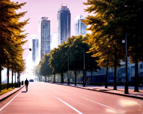 city highway,city scape,shenyang,tree-lined avenue,urban landscape,tianjin,pudong,nanjing,landscape background,pedestrian lights,pedestrian,racing road,haikou city,bicycle path,a pedestrian,tram road,boulevard,tree lined lane,zhengzhou,empty road,Illustration,Realistic Fantasy,Realistic Fantasy 44