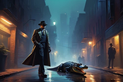 cyberpunk,transistor,detective,sci fiction illustration,film noir,game illustration,pandemic,black city,scythe,blind alley,riddler,mafia,rorschach,investigator,man with umbrella,the pandemic,holmes,smooth criminal,sherlock holmes,game art,Conceptual Art,Sci-Fi,Sci-Fi 23