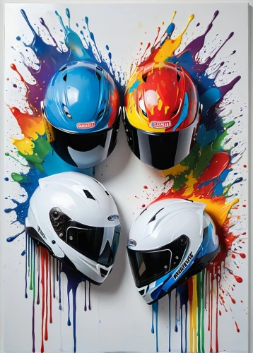 helmets,bmw motorsport,bike colors,paint splatter,color powder,casque,ski helmet,motorcycle helmet,ski equipment,climbing helmets,skittles (sport),colorfull,rainbow colors,helmet,sport climbing helmets,paints,climbing helmet,colorfulness,motor sport,paint cans,Conceptual Art,Graffiti Art,Graffiti Art 08