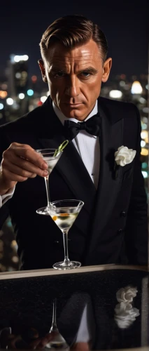 vodka martini,corpse reviver,martini glass,classic cocktail,martini,cocktail,vesper,barman,bartender,black businessman,cocktails,james bond,concierge,bond,champagne cocktail,businessman,daniel craig,cointreau,lincoln cosmopolitan,waiter,Illustration,Retro,Retro 04