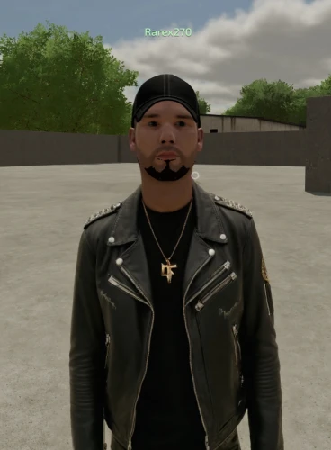 gangstar,screenshot,graphics,3d rendered,3d rendering,virtual identity,anime 3d,upscale,3d bicoin,kingpin,main character,goatee,fidel castro,beatnik,3d model,game character,head icon,latino,3d render,abel