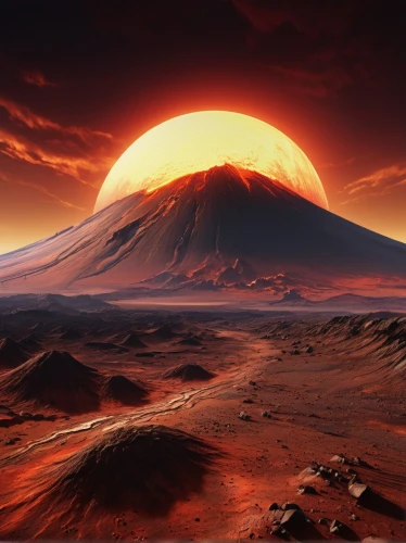 olympus mons,red planet,volcanic landscape,planet mars,volcanic field,alien planet,lava plain,exoplanet,lava dome,volcanism,volcano,fire planet,volcanic,stratovolcano,alien world,red earth,shield volcano,dune landscape,lava balls,volcanoes,Conceptual Art,Daily,Daily 16