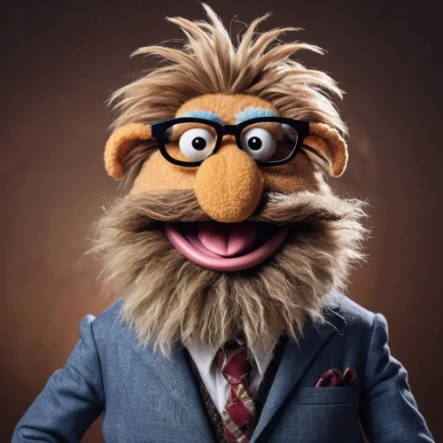 muppet,ernie,businessperson,anthropomorphized animals,suit actor,bert,beaker,the muppets,television character,donald trump,financial advisor,pubg mascot,attorney,linkedin icon,groucho marx,anthropomorphized,professor,businessman,ceo,business man