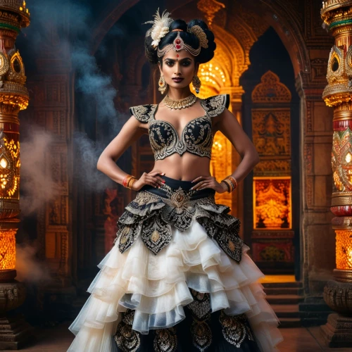 indian bride,asian costume,ethnic dancer,steampunk,ancient costume,belly dance,east indian,celtic queen,balinese,indian woman,indian culture,gothic fashion,javanese,indian girl,ethnic design,tamil culture,the enchantress,bridal clothing,lakshmi,tantra,Photography,General,Fantasy