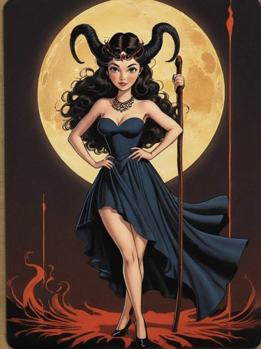 devil,halloween poster,capricorn,vampira,aries,evil fairy,queen of the night,evil woman,fantasy woman,horoscope taurus,the zodiac sign taurus,valentine pin up,sorceress,the zodiac sign pisces,the enchantress,vampire woman,valentine day's pin up,celebration of witches,witches legs,pin ups,Illustration,Children,Children 03