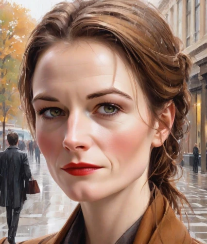 world digital painting,oil painting,romantic portrait,the girl at the station,city ​​portrait,woman portrait,woman face,woman thinking,lilian gish - female,portrait of a girl,woman's face,female doctor,oil painting on canvas,the girl's face,woman at cafe,girl portrait,artist portrait,young woman,digital painting,photo painting,Digital Art,Classicism
