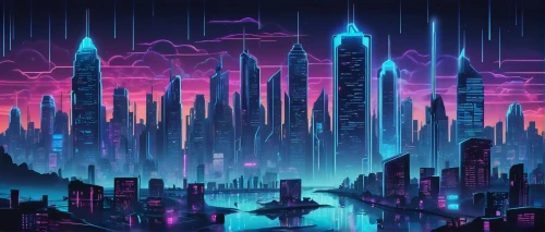 futuristic landscape,cityscape,cyberpunk,fantasy city,metropolis,city skyline,futuristic,colorful city,dystopian,city cities,cities,skyscrapers,scifi,shanghai,vast,sci-fi,sci - fi,dystopia,city at night,city,Unique,Design,Sticker