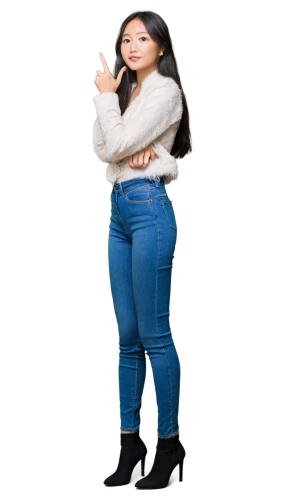 high waist jeans,asian woman,png transparent,jeans background,plus-size model,high jeans,jeans,thick,denim jeans,diet icon,kim,denims,mother bottom,latina,her,leggings,big,skinny jeans,su yan,korean,Illustration,Vector,Vector 10