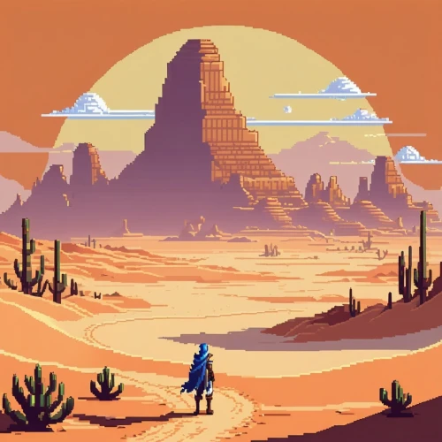 desert,desert landscape,desert desert landscape,desert background,the desert,desert planet,capture desert,desert safari,dune landscape,desert run,pixel art,stone desert,desert fox,futuristic landscape,sahara desert,merzouga,sand road,plains,dune,retro background,Unique,Pixel,Pixel 01