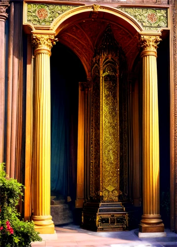 pillars,columns,tabernacle,the throne,pipe organ,ornate room,organ pipes,throne,doorway,roman columns,three pillars,hall of the fallen,pillar,stage curtain,altar of the fatherland,doric columns,neoclassical,the threshold of the house,alcazar of seville,porch,Conceptual Art,Fantasy,Fantasy 05