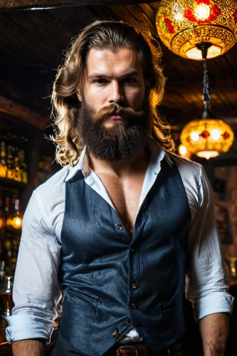 cravat,bartender,barman,viking,thorin,aquaman,gunfighter,konstantin bow,drover,haighlander,lincoln blackwood,male model,male character,male elf,black russian,single malt scotch whisky,barbarian,robert harbeck,whiskey,pirate,Photography,General,Fantasy