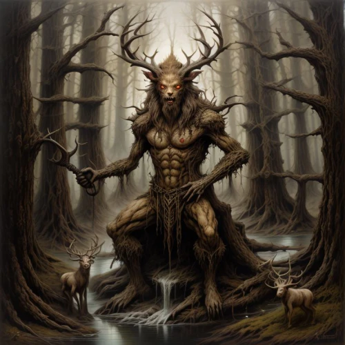faun,trioceros,minotaur,forest man,devilwood,pagan,stag,manchurian stag,druid,forest animal,druids,horned,woodsman,black warrior,dark elf,dryad,daemon,wood elf,shamanic,supernatural creature