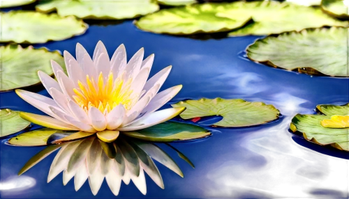 lotus on pond,waterlily,water lily,white water lilies,white water lily,water lily flower,water lilies,flower of water-lily,water lilly,large water lily,water lotus,pond lily,water lily plate,pond flower,lily pond,giant water lily,lotus flowers,sacred lotus,fragrant white water lily,lotuses,Illustration,Abstract Fantasy,Abstract Fantasy 13