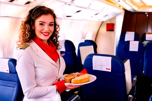 flight attendant,stewardess,china southern airlines,business jet,corporate jet,qantas,jetblue,air new zealand,hostess,flying food,emirates,polish airline,southwest airlines,breakfast on board of the iron,mimolette cheese,woman eating apple,twinjet,cuisine of madrid,fokker f28 fellowship,mitsubishi regional jet,Conceptual Art,Oil color,Oil Color 20