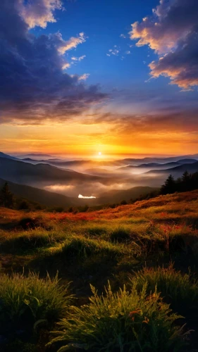 landscapes beautiful,atmosphere sunrise sunrise,beautiful landscape,mountain sunrise,landscape background,foggy landscape,meadow landscape,landscape photography,nature landscape,landscape nature,full hd wallpaper,peak district,mists over prismatic,north yorkshire moors,background view nature,daybreak,ore mountains,morning mist,splendid colors,natural scenery