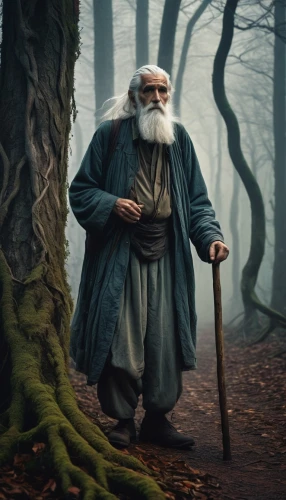 gandalf,the wizard,dwarf sundheim,monk,hobbit,father frost,farmer in the woods,elderly man,forest man,indian monk,the wanderer,dwarf,middle eastern monk,old man,mundi,king lear,wizard,fantasy picture,old age,the old man,Illustration,Black and White,Black and White 18