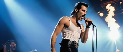 freddie mercury,microphone stand,playback,cabaret,muse,smouldering torches,prince,inflammable,underworld,guiding light,fire-eater,lithium,rock concert,greek god,backing vocalist,fire eater,the king of pop,solo entertainer,mic,mercury,Conceptual Art,Fantasy,Fantasy 06