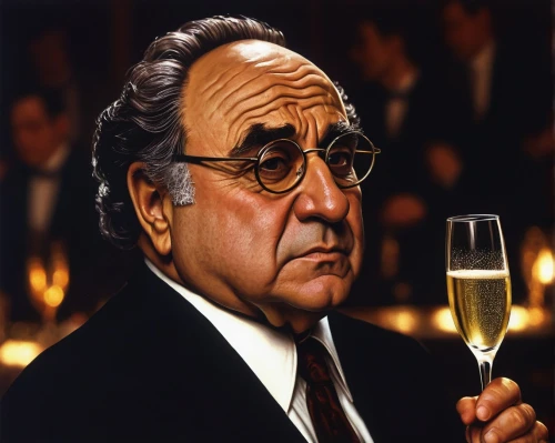 godfather,advocaat,enrico caruso,champagner,champagne flute,maroni,al capone,barrister,champagen flutes,caricature,soundcloud icon,joe iurato,miller,opera glasses,klinkel,french president,a glass of champagne,caricaturist,twitch icon,trickle,Art,Artistic Painting,Artistic Painting 09