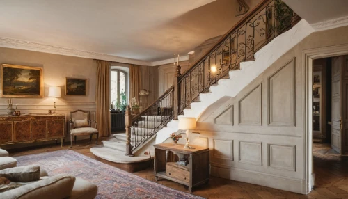 stately home,interior decor,outside staircase,circular staircase,home interior,entrance hall,interiors,staircase,sitting room,winding staircase,interior design,interior decoration,luxury home interior,country house,great room,house hevelius,private house,chateau,antique furniture,old town house,Photography,General,Natural