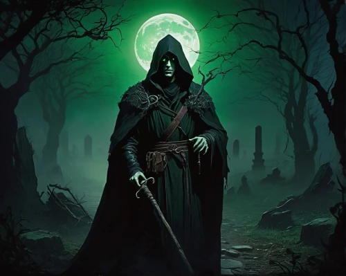 patrol,grim reaper,grimm reaper,undead warlock,hooded man,reaper,dodge warlock,dance of death,cleanup,aaa,doctor doom,death god,scythe,aa,dark gothic mood,pall-bearer,halloween background,death's-head,dark art,greed,Art,Artistic Painting,Artistic Painting 35