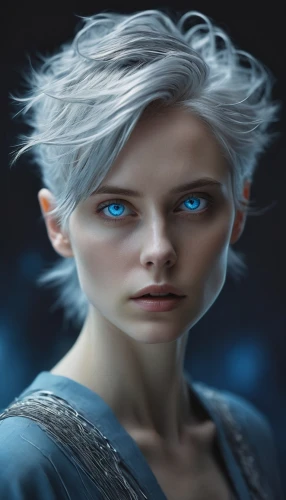 elsa,fantasy portrait,male elf,elven,violet head elf,winterblueher,fae,aurora-falter,aurora,gara,avatar,white walker,world digital painting,the blue eye,the snow queen,portrait background,digital art,eufiliya,digital painting,dark elf,Art,Artistic Painting,Artistic Painting 48