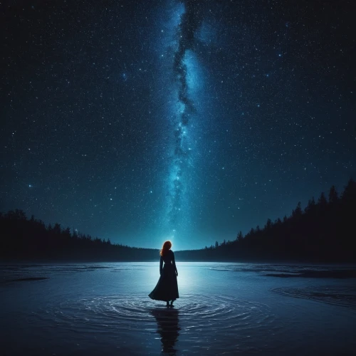 the universe,the night sky,starfield,astral traveler,universe,the milky way,the night of kupala,night sky,astronomy,astronomical,photomanipulation,nightsky,falling star,milky way,astronomer,starry sky,space art,adrift,meditation,falling stars,Photography,Documentary Photography,Documentary Photography 27