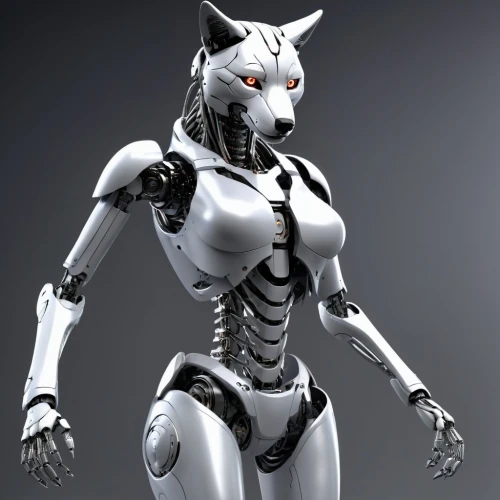 chat bot,humanoid,cybernetics,cyborg,exoskeleton,sidonia,armored animal,robotic,chatbot,grey fox,eve,robot,biomechanical,3d figure,robotics,ai,robot combat,metal figure,bot,3d model
