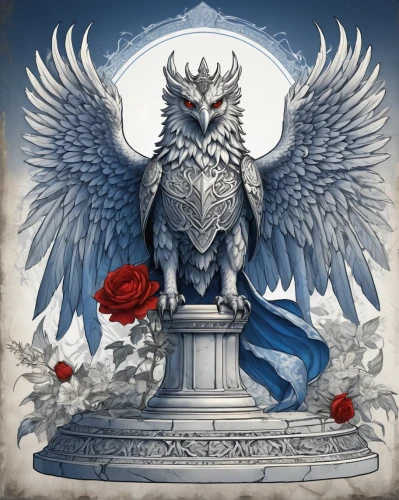 imperial eagle,garuda,owl background,dove of peace,heraldic,coat of arms of bird,freemason,gryphon,crest,heraldry,emblem,national emblem,freemasonry,heraldic animal,eagle illustration,gray eagle,griffon bruxellois,owl,doves of peace,regulorum,Unique,Design,Blueprint